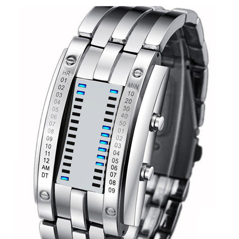 Image of Futuristic Digital Wrist Watch