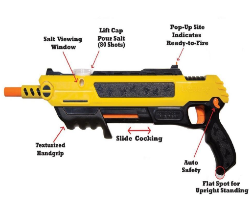 Flying Insects Bug-A-Salt Gun