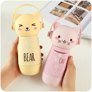 Cat Insulated Thermos Water Bottles