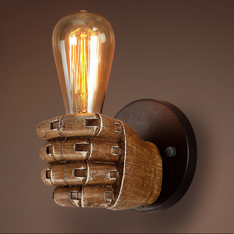 Image of CLASSICAL RESIN FIST WALL LAMPS