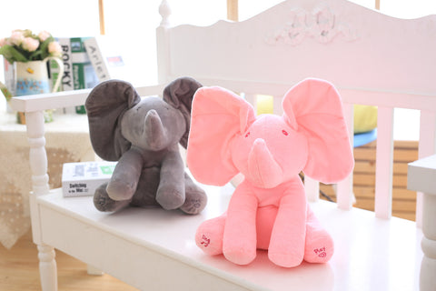 Image of Peek-a-Boo Elephant Plush Toy
