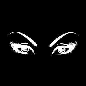 Mysterious Look Women Eyes Car Sticker Decoration