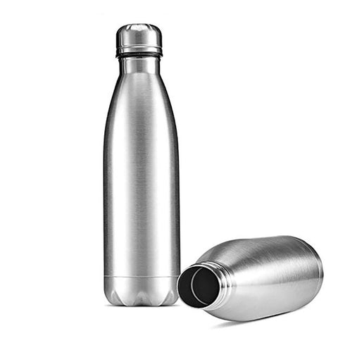 Image of 750ml Sports Wall Water Bottle Simple Non Insulated Stainless Steel