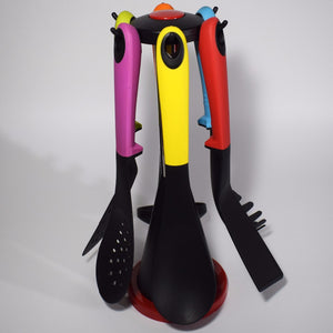 7pcs Carousel Kitchen Utensil Tool Set