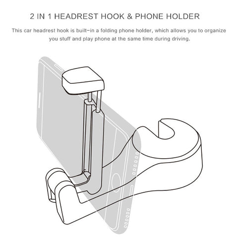 Image of Car Headrest Hook