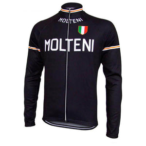 Retro Molteni Arcore Long Sleeve Cycling Jersey